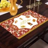 Ramadan festival Muslim American leather heat insulation and water filtration Western placemat 100%Polyster Nordic home creative, personalized and eco-friendly table mat details Picture